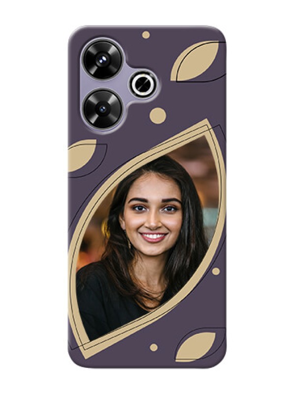 Custom Poco M6 Plus 5G Custom Mobile Case with Falling Leaf Design