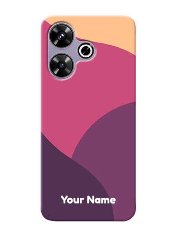 Custom Poco M6 Plus 5G Custom Phone Case with Mixed Multicolour abstract art Design