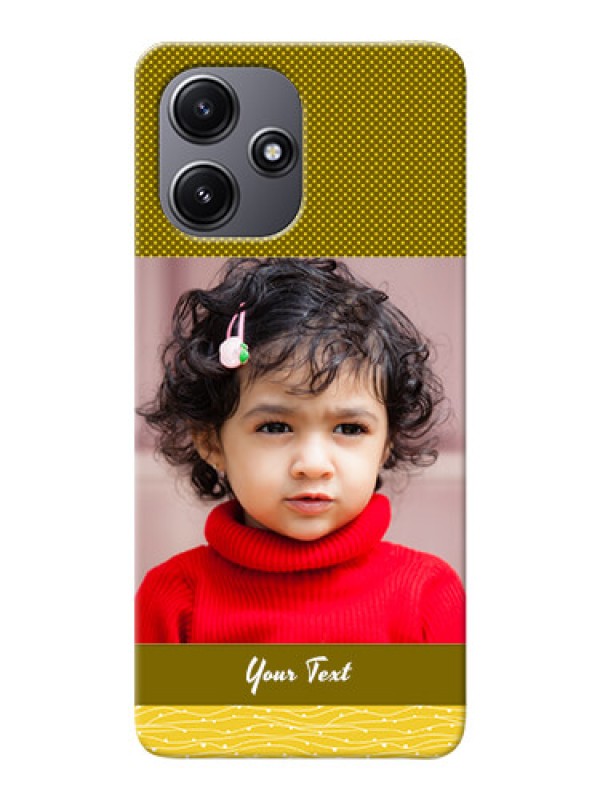 Custom Poco M6 Pro 5G custom mobile back covers: Simple Green Color Design