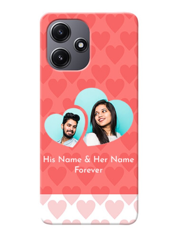 Custom Poco M6 Pro 5G personalized phone covers: Couple Pic Upload Design