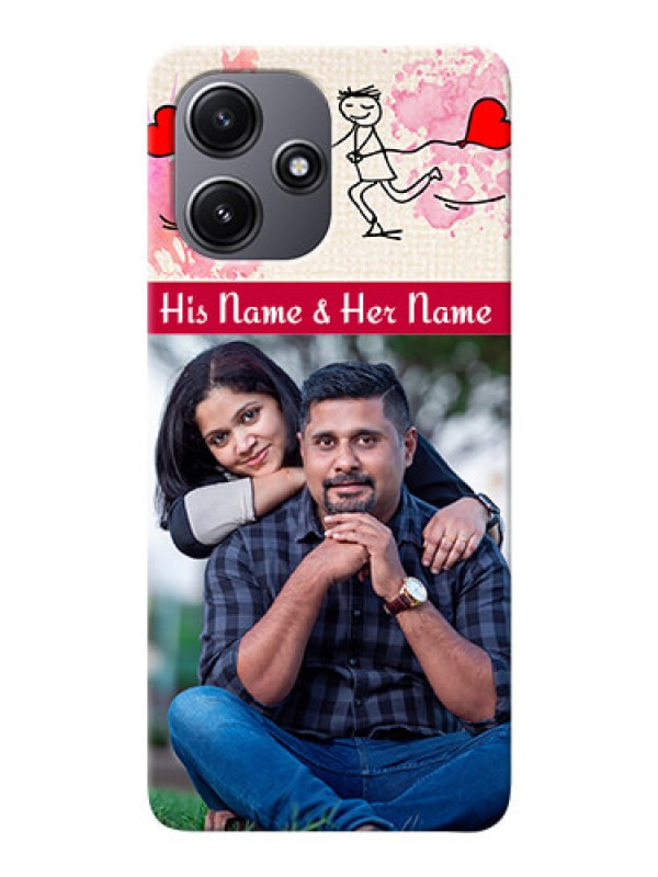 Custom Poco M6 Pro 5G phone back covers: You and Me Case Design