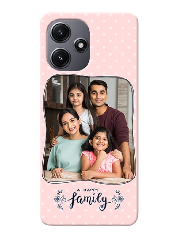 Custom Poco M6 Pro 5G Personalized Phone Cases: Family with Dots Design