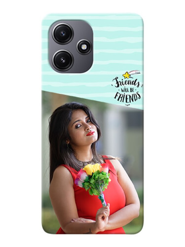 Custom Poco M6 Pro 5G Mobile Back Covers: Friends Picture Icon Design