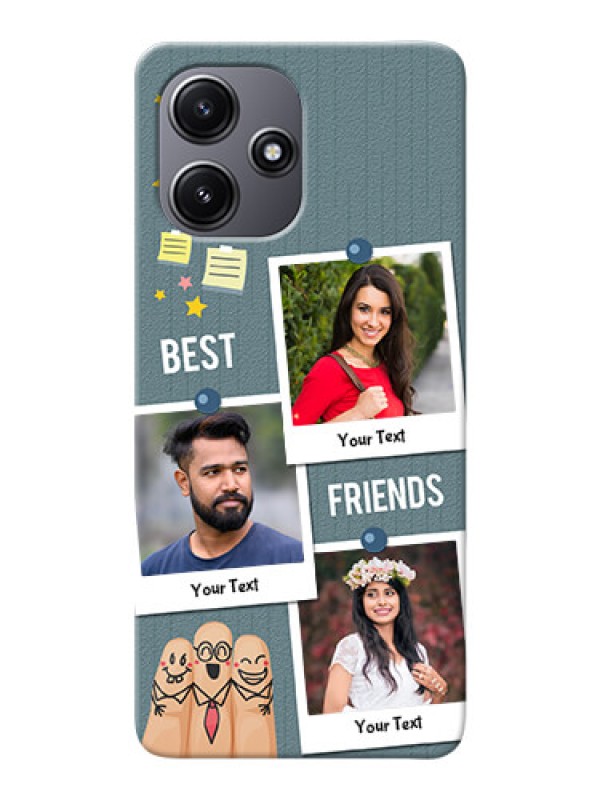 Custom Poco M6 Pro 5G Mobile Cases: Sticky Frames and Friendship Design