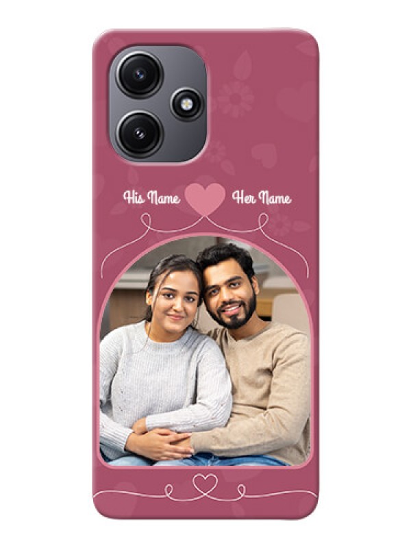 Custom Poco M6 Pro 5G mobile phone covers: Love Floral Design