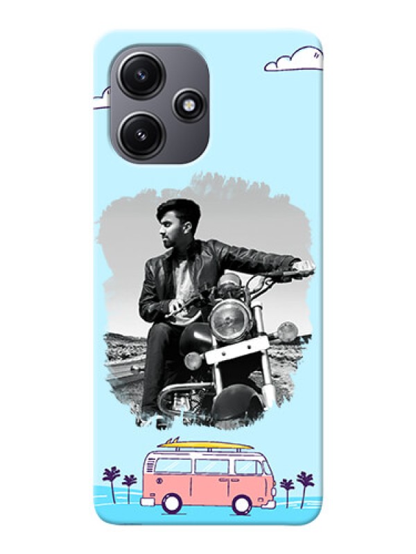 Custom Poco M6 Pro 5G Mobile Covers Online: Travel & Adventure Design