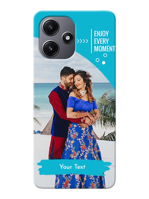 Custom Poco M6 Pro 5G Personalized Phone Covers: Happy Moment Design
