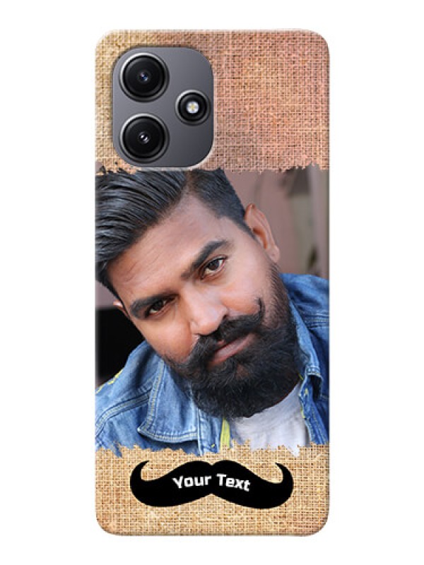 Custom Poco M6 Pro 5G Mobile Back Covers Online with Texture Design