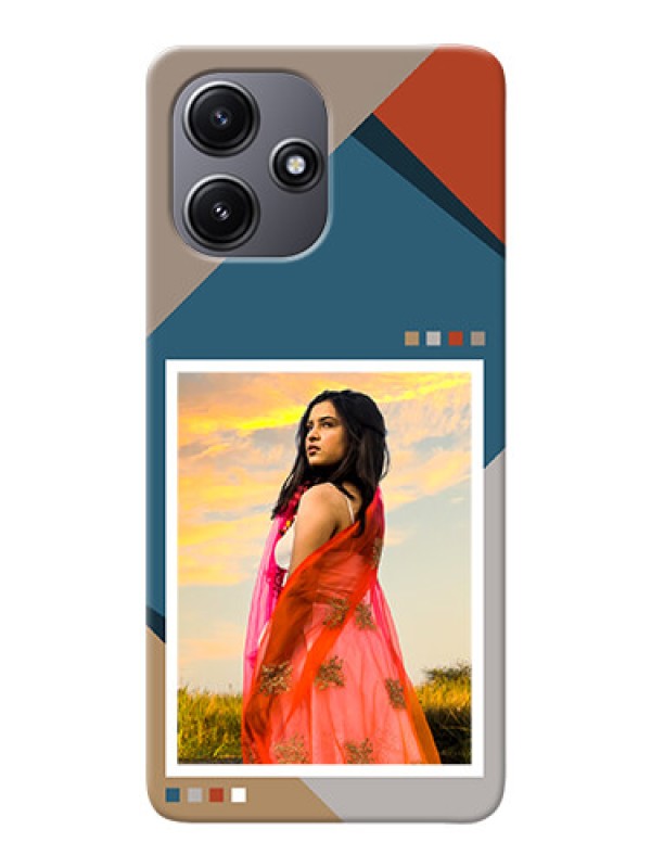 Custom Poco M6 Pro 5G Personalized Phone Case with Retro color pallet Design