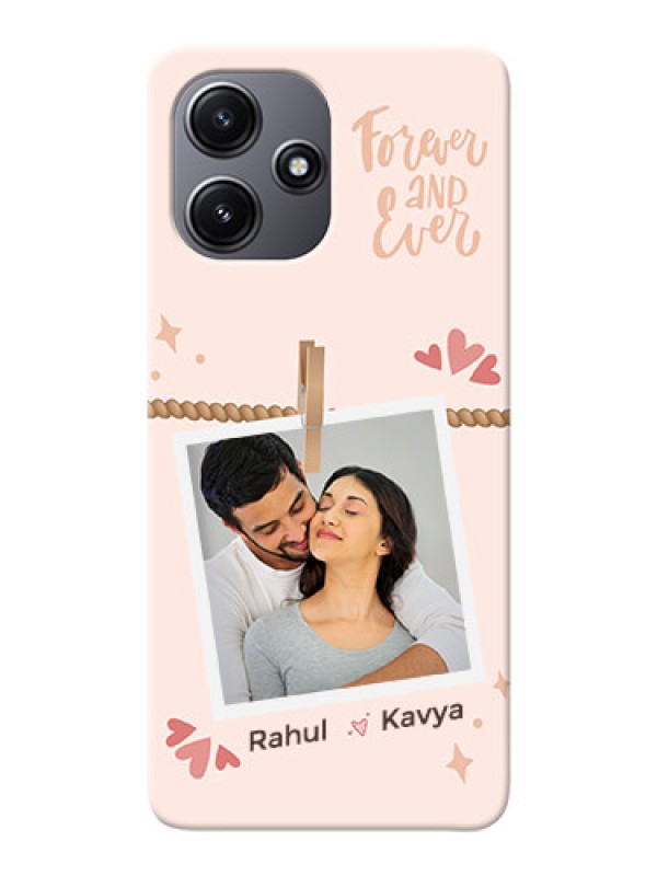 Custom Poco M6 Pro 5G Custom Phone Case with Forever and ever love Design