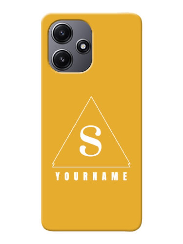 Custom Poco M6 Pro 5G Personalized Phone Case with simple triangle Design