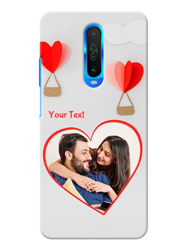 Custom Poco X2 Phone Covers: Parachute Love Design
