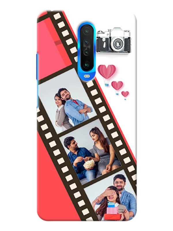 Custom Poco X2 custom phone covers: 3 Image Holder with Film Reel