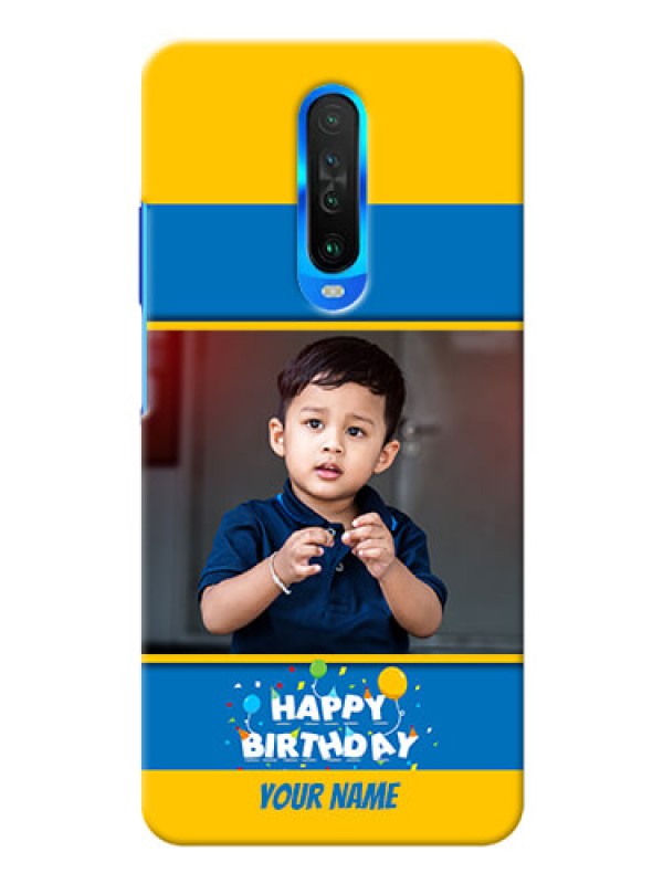 Custom Poco X2 Mobile Back Covers Online: Birthday Wishes Design