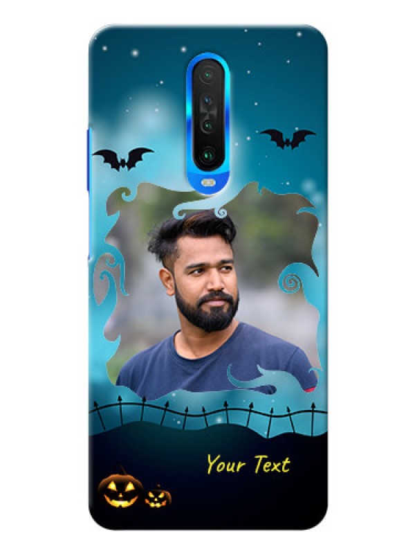 Custom Poco X2 Personalised Phone Cases: Halloween frame design