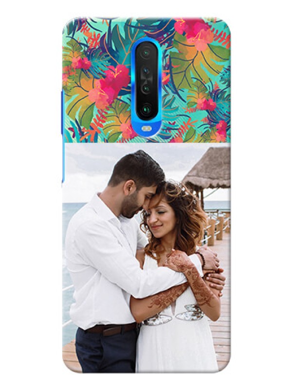 Custom Poco X2 Personalized Phone Cases: Watercolor Floral Design