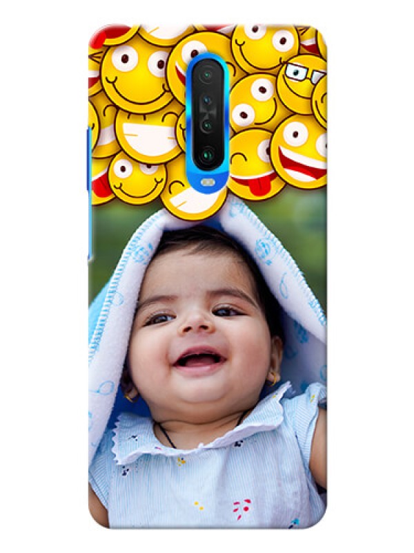 Custom Poco X2 Custom Phone Cases with Smiley Emoji Design