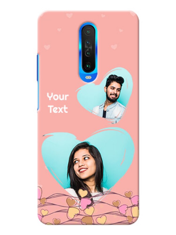 Custom Poco X2 customized phone cases: Love Doodle Design