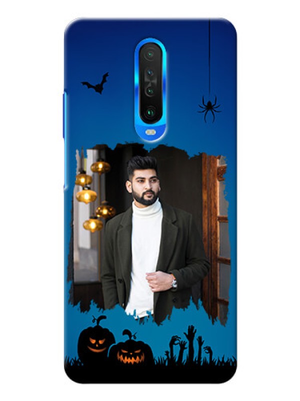 Custom Poco X2 mobile cases online with pro Halloween design 