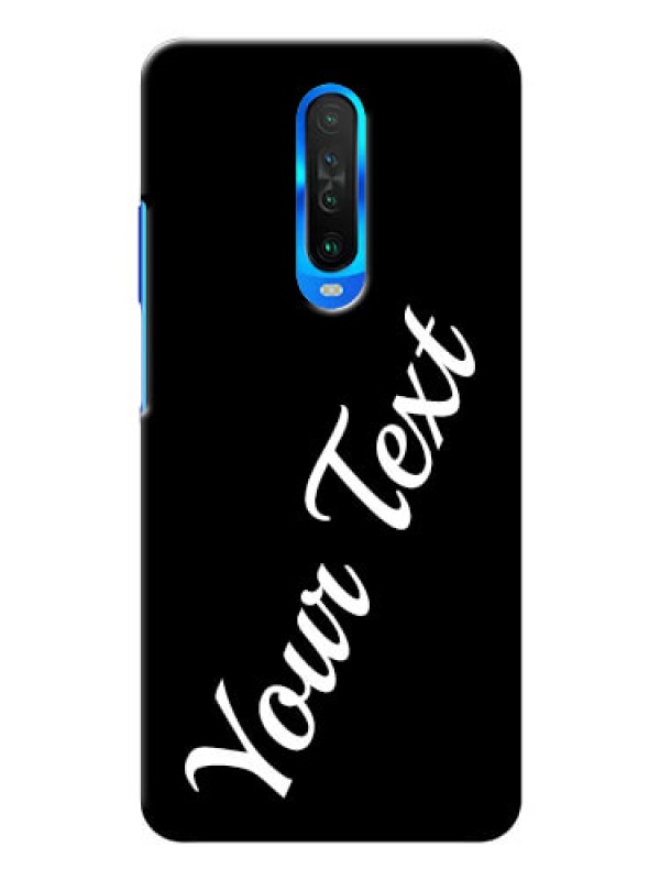 Custom Poco X2 Custom Mobile Cover with Your Name