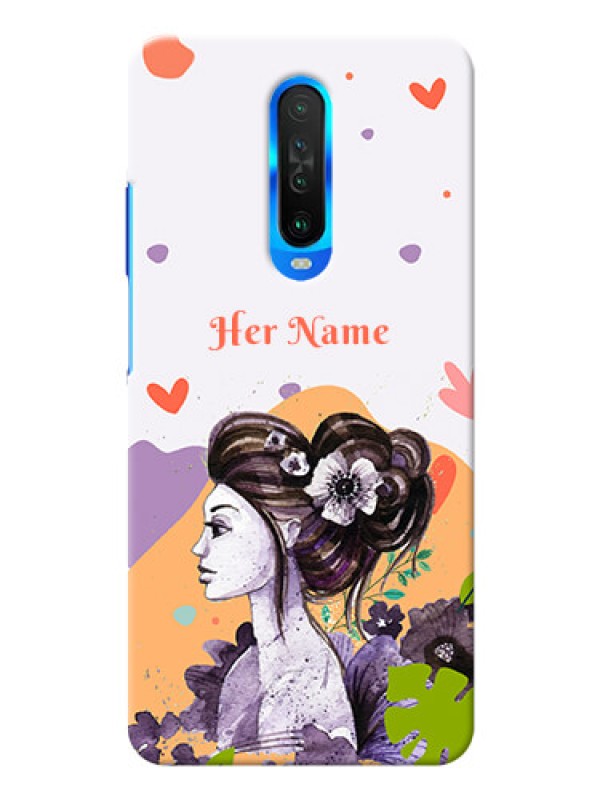 Custom Poco X2 Custom Mobile Case with Woman And Nature Design