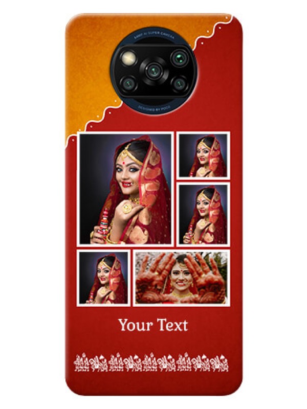 Custom Poco X3 Pro customized phone cases: Wedding Pic Upload Design