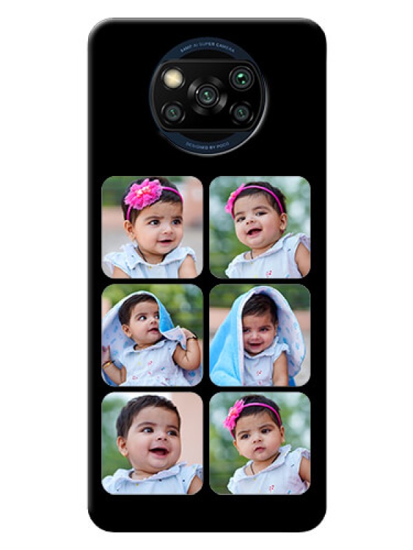 Custom Poco X3 Pro mobile phone cases: Multiple Pictures Design