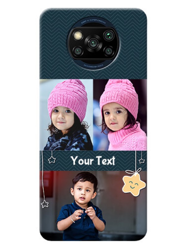 Custom Poco X3 Pro Mobile Back Covers Online: Hanging Stars Design