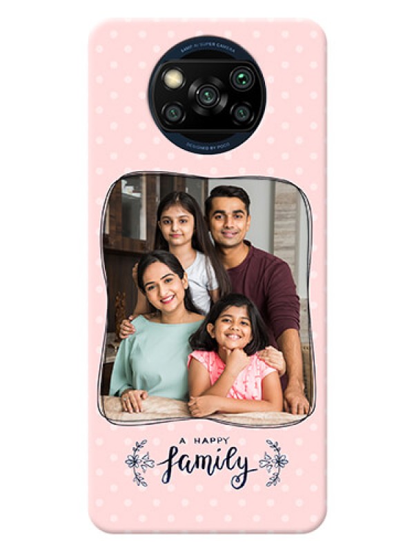 Custom Poco X3 Pro Personalized Phone Cases: Family with Dots Design