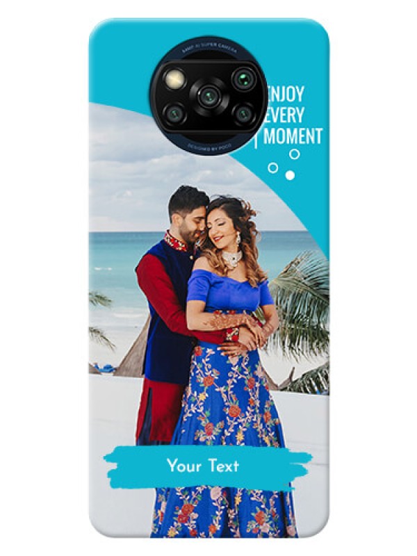 Custom Poco X3 Pro Personalized Phone Covers: Happy Moment Design