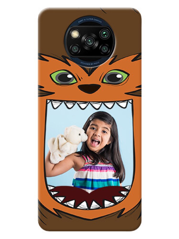 Custom Poco X3 Pro Phone Covers: Owl Monster Back Case Design