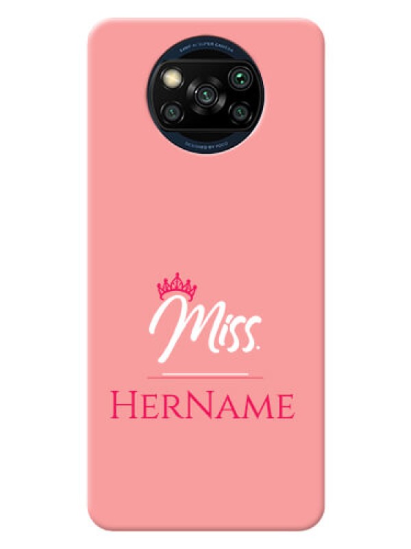 Custom Poco X3 Pro Custom Phone Case Mrs with Name