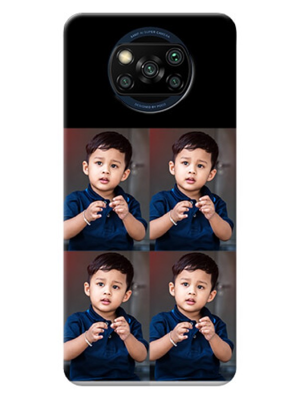 Custom Poco X3 Pro 4 Image Holder on Mobile Cover