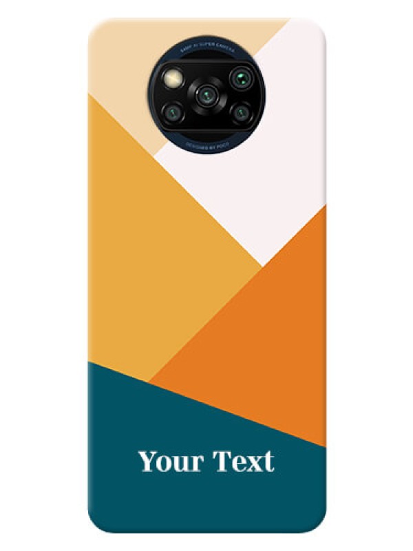 Custom Poco X3 Pro Custom Phone Cases: Stacked Multi-colour Design