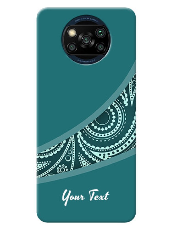 Custom Poco X3 Pro Custom Phone Covers: semi visible floral Design