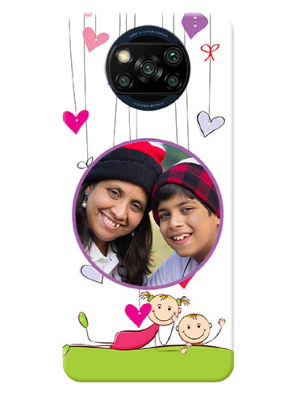 Custom Poco X3 Mobile Cases: Cute Kids Phone Case Design