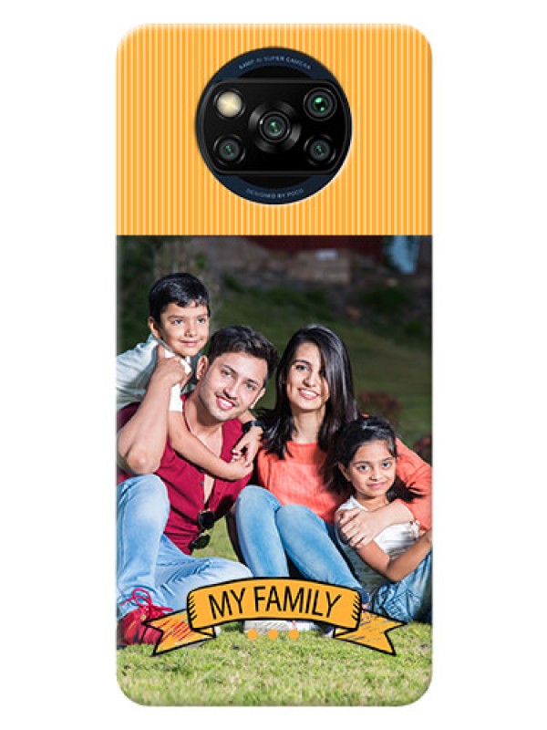 Custom Poco X3 Personalized Mobile Cases: My Family Design