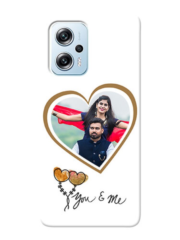 Custom Poco X4 GT 5G customized phone cases: You & Me Design