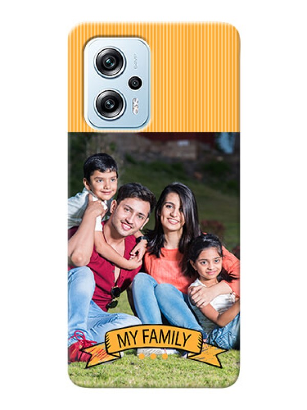 Custom Poco X4 GT 5G Personalized Mobile Cases: My Family Design
