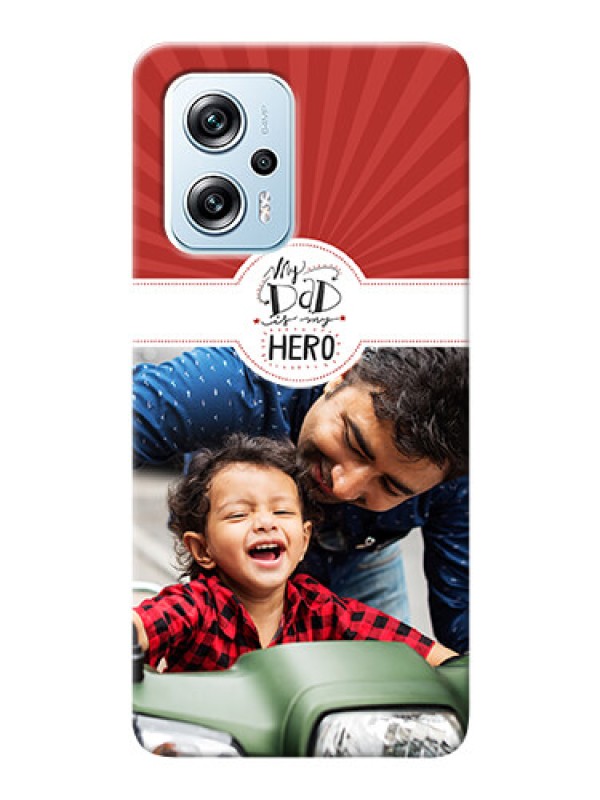 Custom Poco X4 GT 5G custom mobile phone cases: My Dad Hero Design