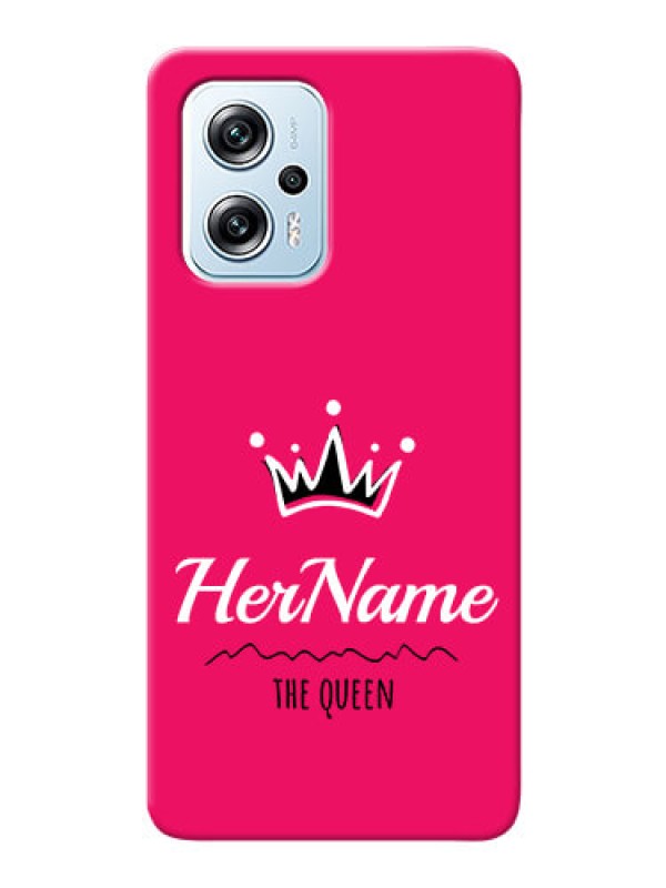 Custom Poco X4 GT 5G Queen Phone Case with Name