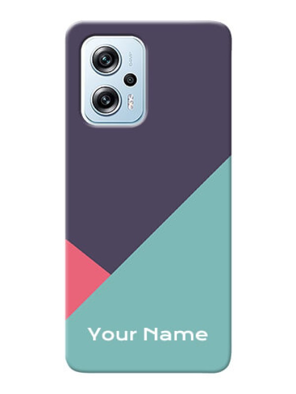 Custom Poco X4 Gt 5G Custom Phone Cases: Tri Color abstract Design