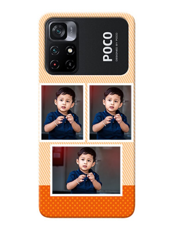 Custom Poco X4 Pro 5G Mobile Back Covers: Bulk Photos Upload Design