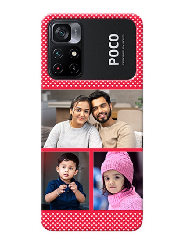 Custom Poco X4 Pro 5G mobile back covers online: Bulk Pic Upload Design