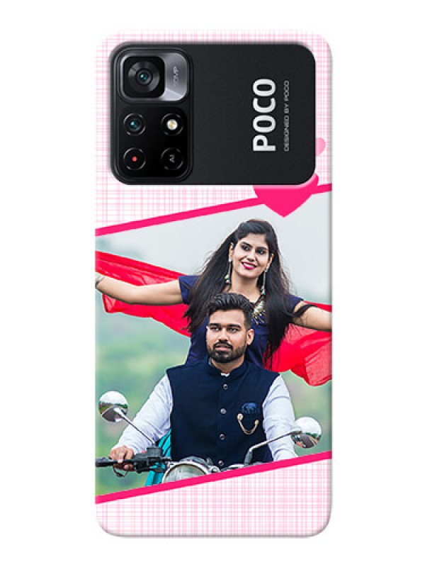 Custom Poco X4 Pro 5G Personalised Phone Cases: Love Shape Heart Design
