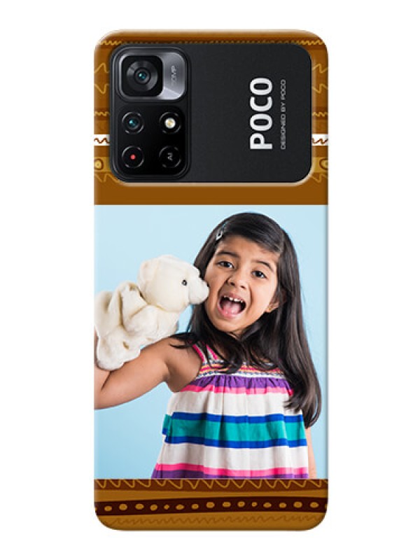Custom Poco X4 Pro 5G Mobile Covers: Friends Picture Upload Design 