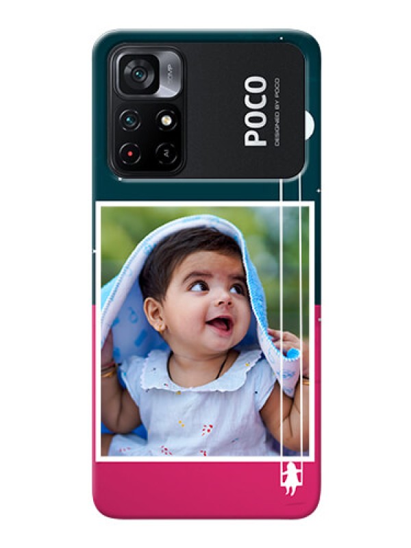 Custom Poco X4 Pro 5G custom phone covers: Cute Girl with Cloud Design