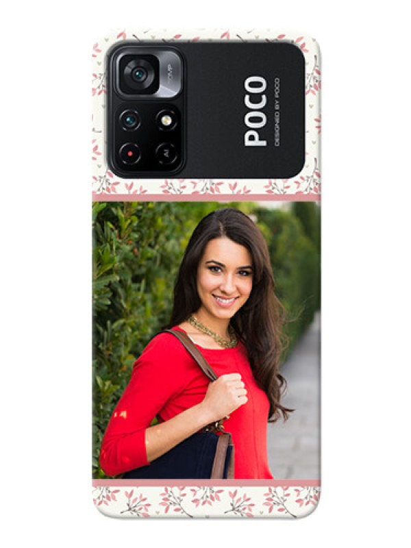 Custom Poco X4 Pro 5G Back Covers: Premium Floral Design