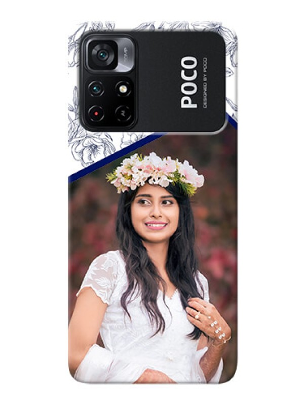 Custom Poco X4 Pro 5G Phone Cases: Premium Floral Design