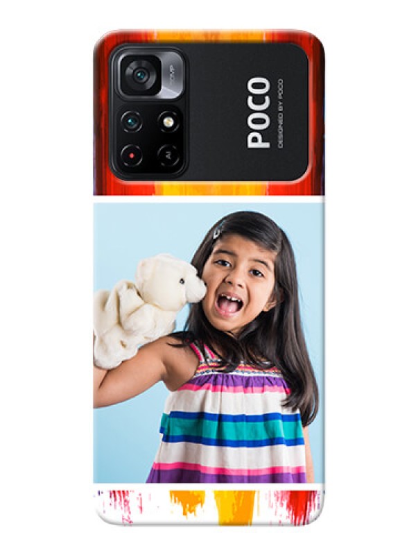 Custom Poco X4 Pro 5G custom phone covers: Multi Color Design
